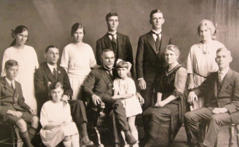 A. E. Clarkson with family